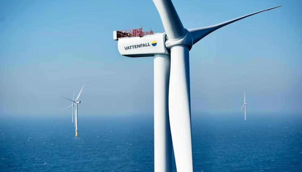 Vattenfalls vindkraftverk vid Horns Rev. Foto: Vattenfall