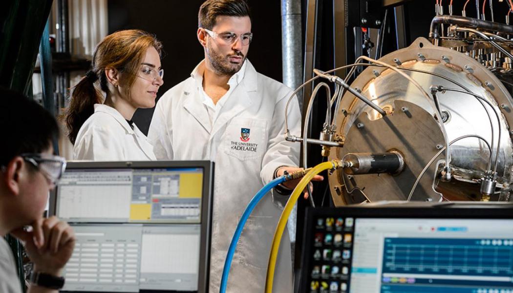 Forskning vid Institutet för hållbarhet, energi och resurser inom Universitetet i Adelaide, Australien. Foto: Alfonso
