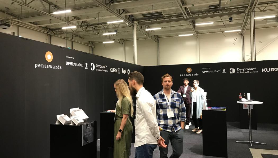 Pentawards, världens första och största förpackningstävling inom lyxförpackningar, fick en egen sektion av mässan. Foto: Simon Matthis