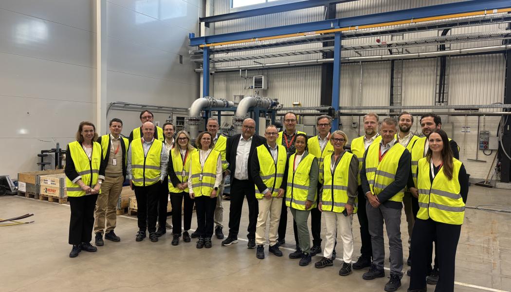 Hitachi Energy har öppnat sin anläggning i Landskrona för besök. Pressbild: Hitachi