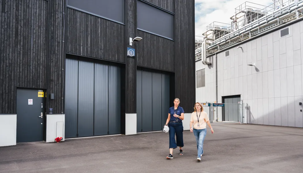 Bild från InDalarna från EcoDataCenters anläggning. Foto: Gabriel Alenius