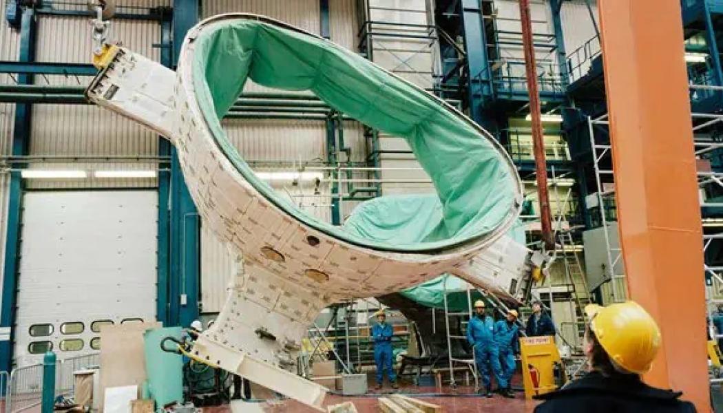 Storbritanniens atomenergimyndighet skapade Culham Laboratory som ett specialbyggt centrum för Storbritanniens forskningsprogram inom fusion. Officiellt invigdes det 1965 och byggdes på platsen för en tidigare flygbas, Royal Naval Air Station Culham. Foto: Culham Centre for Fusion Energy