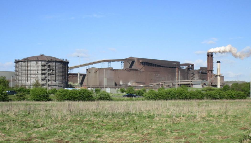 Stålverket Scunthorpe. Foto: Jonathan Thacker/Wikimedia Commons