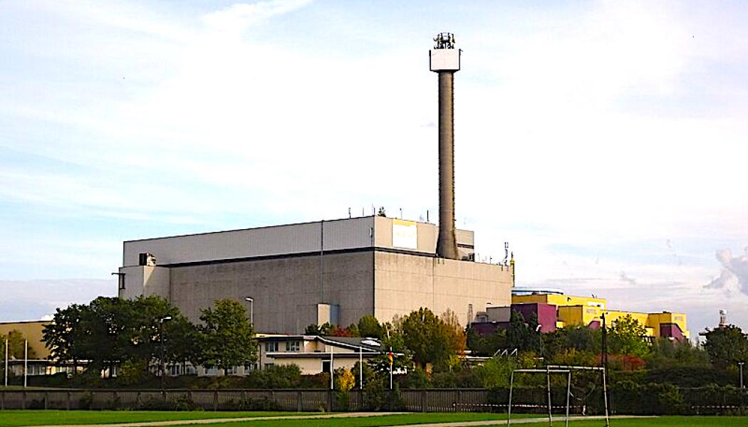 Nedlagda tyska kärnkraftsverket Kalkar- Hönnepel. Foto: Wikipedia Common. Kredit: Pieter Delicaat