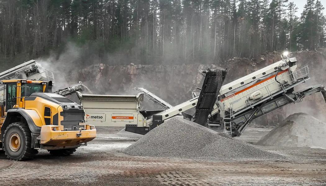 Kross- och processutrustning är kärnan i Metsos affärer, men bolaget satsar allt mer på digital styrning och dataanalys. Foto: Metso Oyj