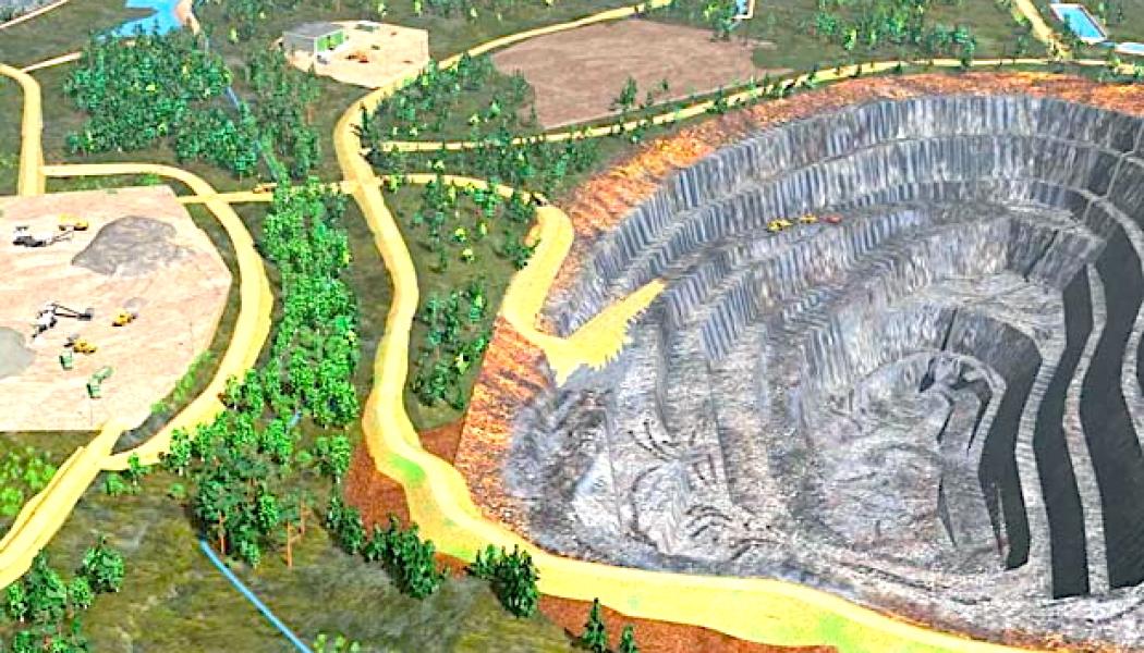 Palladium mineraler. Foto: Heraeus 