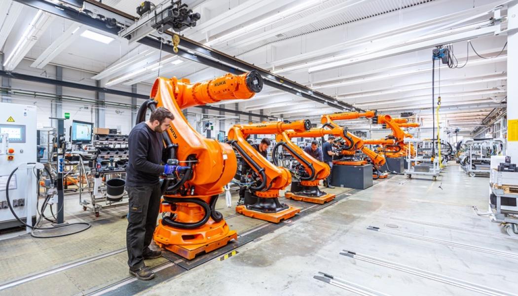 KUKA-fabrik i Augsburg. Foto: KUKA