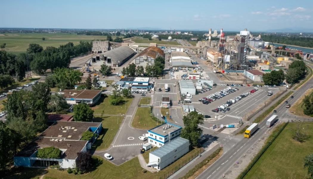 LAT Nitrogens gödselproduktionsanläggning i tyska Ottmarsheim. Foto: LAT Nitrogen