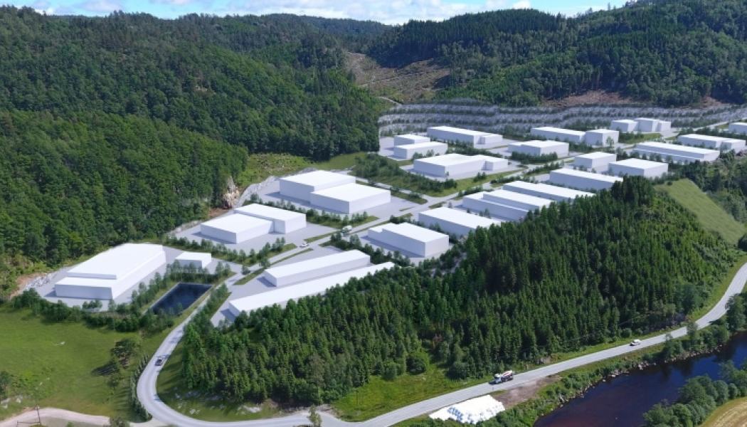 En planerad SMR-anläggning. En kommun i södra Norges Agder län, Lyngdal, har tecknat ett samarbetsavtal med Norsk Kjernekraft för att undersöka möjligheterna till ett framtida kärnkraftverk i området. Bild: Norsk Kjernekraft