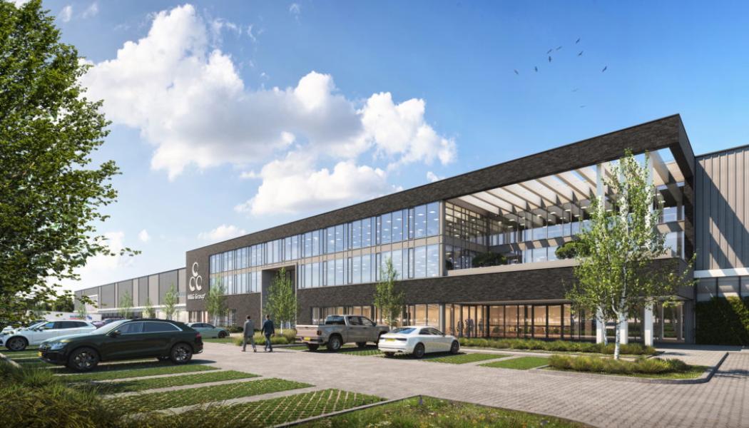 Brittiska kapitalförvaltaren M&G:s nya koncernbyggnad. Kapitalförvaltarens experter slår larm om ett ”chockartat fall när det gäller USA:s fraktvolymer”. Illustration: M&G