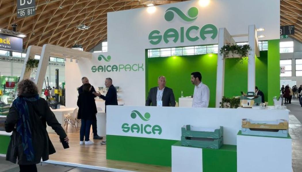 Saica Group presenterade sina mest innovativa hållbara förpackningslösningar på MacFrut 2023. Foto: SAICA GROUP