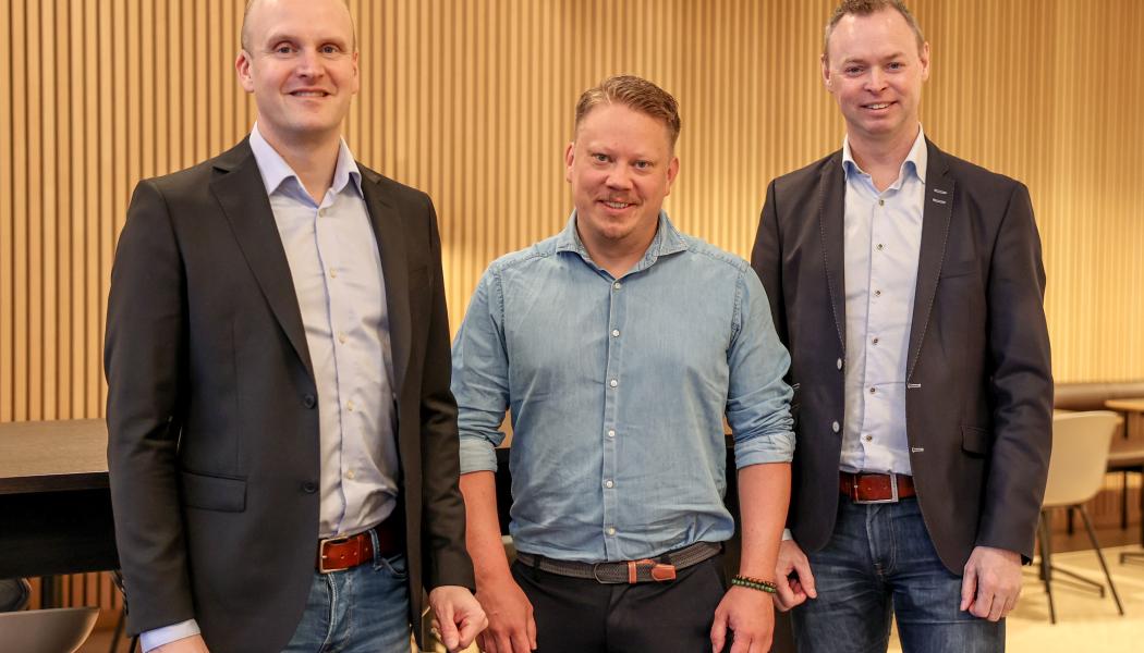 Från vänster: Markus Holmberg, Fredrik Westerberg och Tore Johnsson. Foto: Wibax 