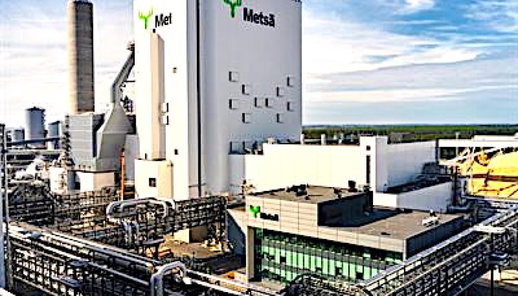 Gigant i norra Finland. Metsä koncernens Kemi‑fabrik är den största träförädlingsanläggningen på norra halvklotet. Foto: Metsä Group