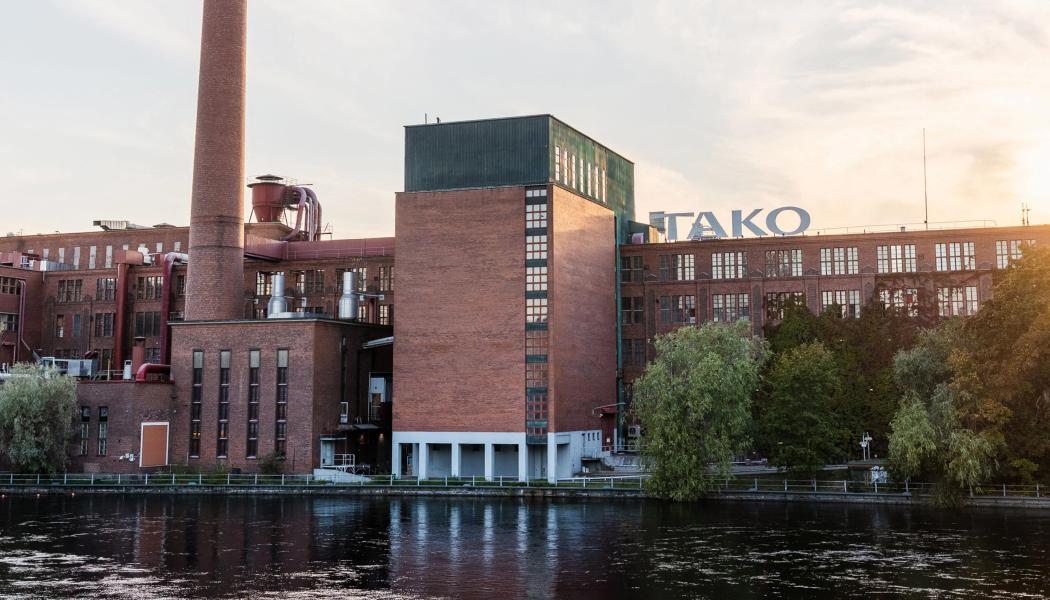 Metsä Boards nedlagda Tako-fabrik i Tammerfors centrum. Bolaget har pressats av svag kartongmarknad och höga virkespriser. Foto: Metsä Group