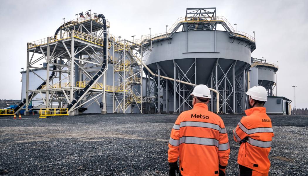 Symbolbild som visar Metsos verksamhet och produkter för gruvindustrin. Foto: Metso.