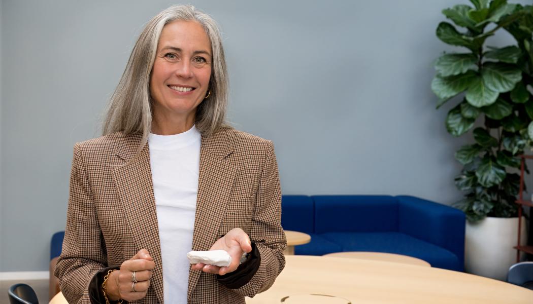 – Att arbeta tillsammans med andra industrier är den rätta vägen för att bidra till ökad cirkularitet och minska utsläppen i Munters hela värdekedja. Det är ett viktigt steg mot minskad klimat-och miljöpåverkan, säger Andréa Haag, hållbarhetschef på Munters. Bild: Munters