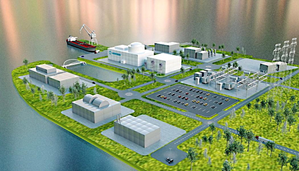 Illustration av en nordisk N3 pilotanläggning för fusionsändamål. Bild: NFG