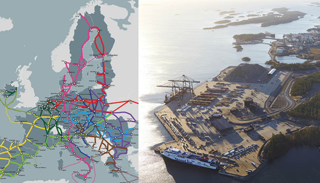 Stockholm Norvik Hamn ingår numer i det transeuropeiska transportnätverket TEN-T. Foto: Norvik Hamn
