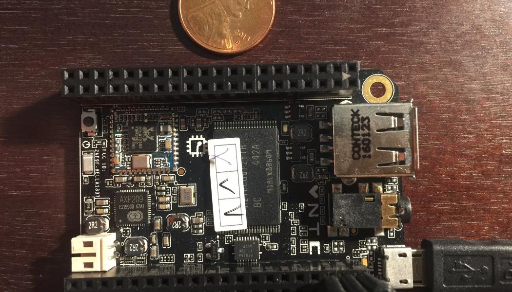NextThingCo:s Linux-baserade enkortsdator C.H.I.P. SYMBOLBILD: Källa: Wikimedia Commons. Kredit: Buhadram