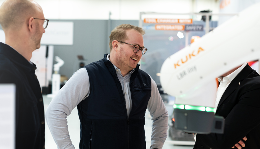 OEM:s Markus Hylting och Patrik Bengtsson, Kuka Nordic. Foto: Kuka Nordic