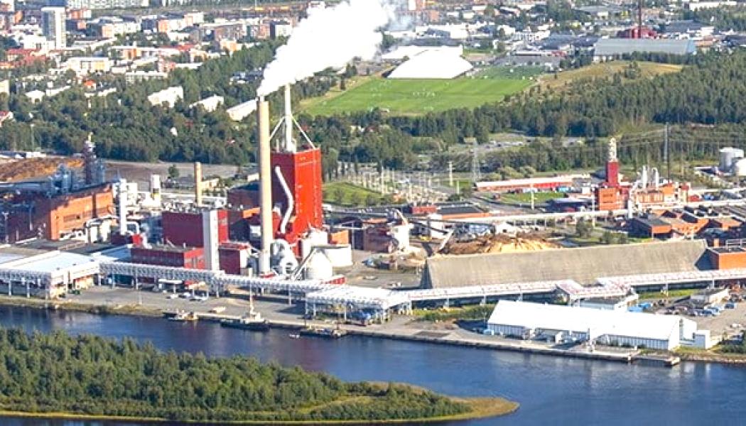 Stora Ensos fabrik i Uleåborg, Finland. Foto: Stora Enso