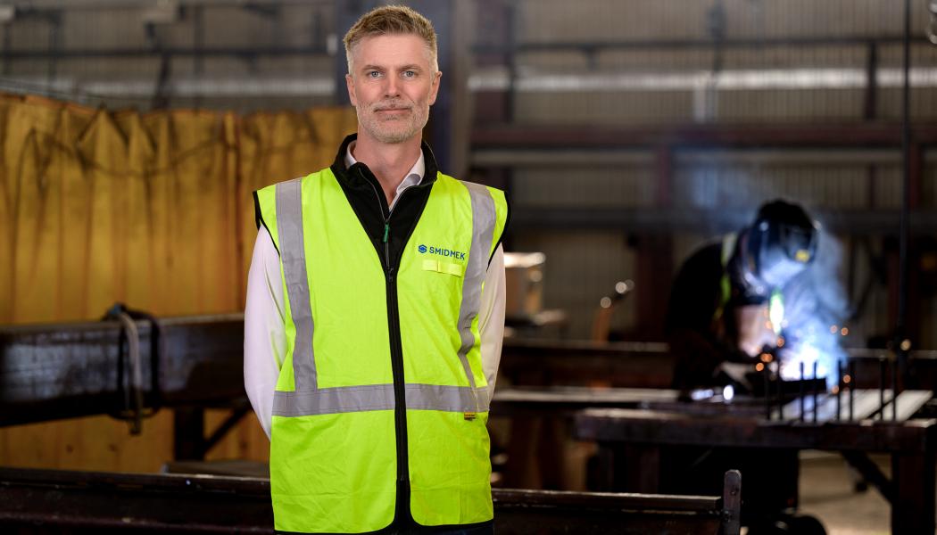 Morgan Palmgren, vd på Smidmek. Fotograf: Roger Nellsjö/Smidmek