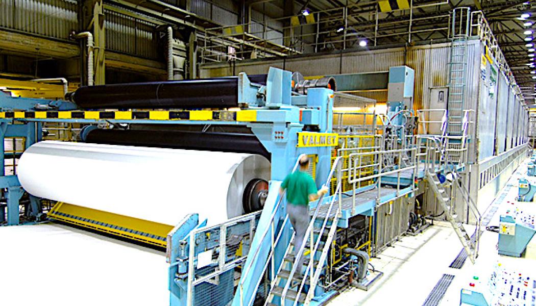 Brittisk papperstillverkning. Foto: Confederation of (British) Paper Industries (CPI)
