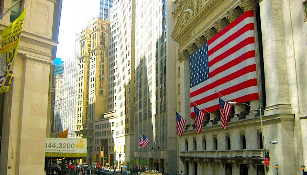Börsen på Manhattan i New York. Foto: Wikipedia Common, kredit: MarshalN20 