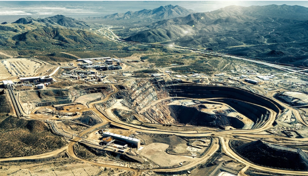Mountain Pass, USA:s enda gruva för sällsynta jordartsmetaller. Foto: Mountain Materials 