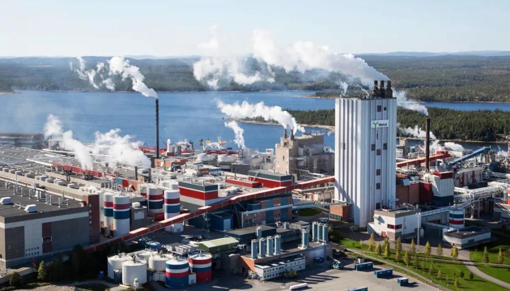 Metsä Groups massafabriker hör till de största producenterna av förnybar energi i Finland. Majoriteten av koncernens produktion drivs med fossilfri energi. Foto: Metsä Group