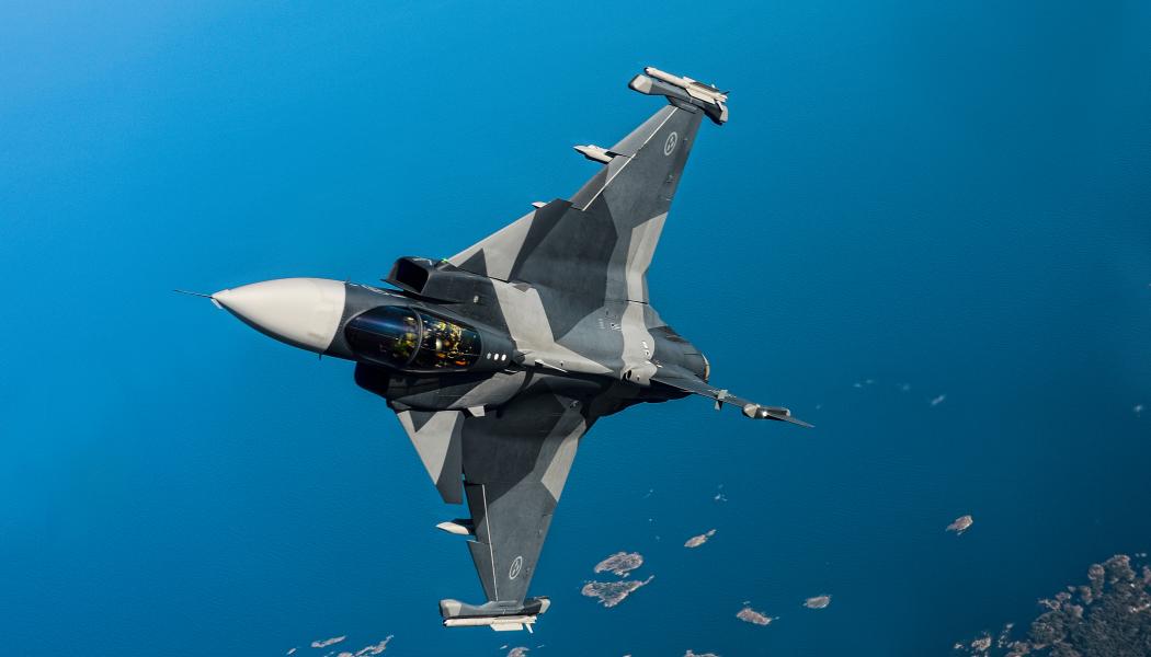 Gripen E. Foto: Saab