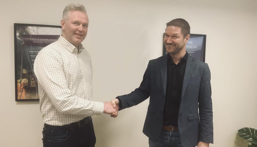 Anders Gustafsson (Jernbro) och Jon Andersson (SSAB Surveillance).