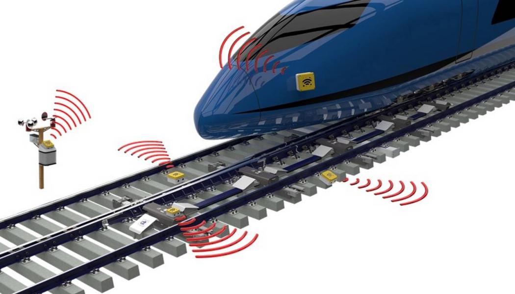 Sensorer monterade på växlarna registrerar vibrationer från passerande tåg. Ett intelligent mjukvarusystem analyserar förändringar i signalerna över tid för att identifiera slitage, deformationer eller ytskador på skenorna. Bild: DT – Výhybkárna a strojírna (DTVS) 