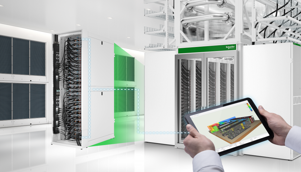 De nya datacenterlösningarna är specifikt utvecklade för att möta kraven från nästa generations AI-klusterarkitekturer. Bild: Schneider Electric 