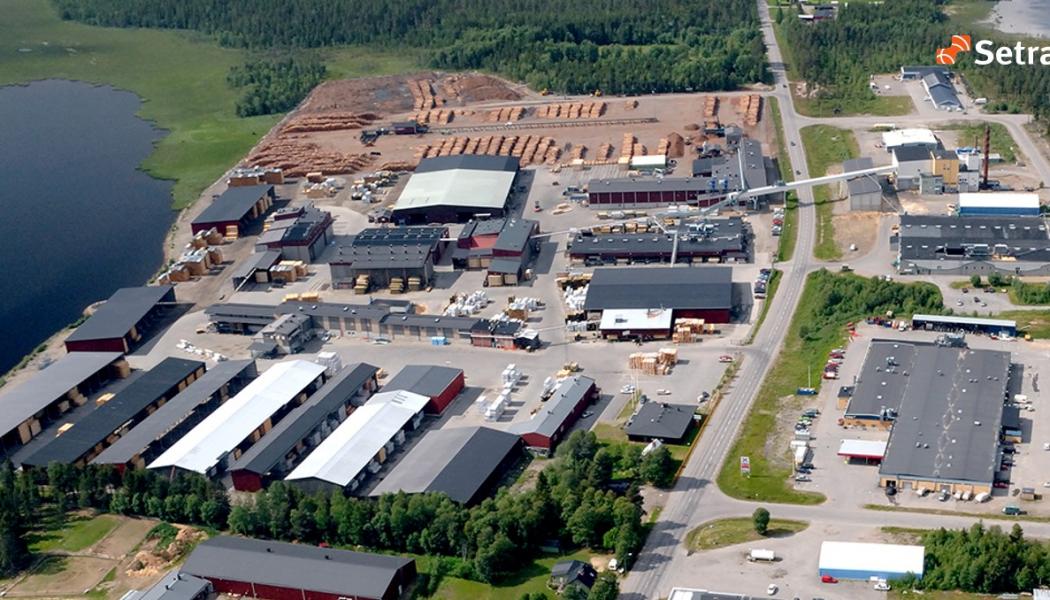 Sågverket i Malå. Foto: Setra