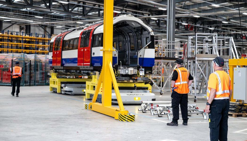 Siemens Mobilitys investering i Goole Rail Village inkluderar en anläggning på 67 hektar, vilket motsvarar 35 fotbollsplaner. Här ska bland annat nya tåg för Piccadilly-linjen produceras, som kommer att användas i Londons tunnelbanenät. Anläggningen kommer att ha modern teknik och erbjuda en hållbar produktionskapacitet för brittiska tåg. Foto: Siemens Mobility