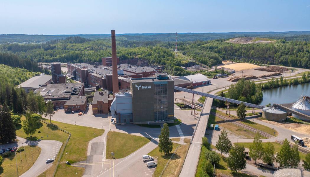 Moderniseringen av kartongbruket i Simpele, som tillkännagavs i april ifjol, genomförs i etapper. Foto: Metsä Board