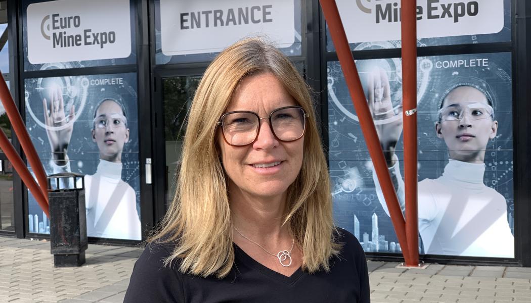 Sinnika Sjunnesson, projektledare, Euro Mine Expo. Foto: Pressbild Nolia