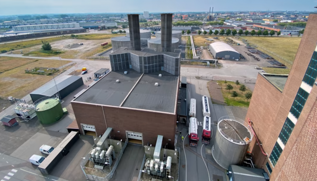 Testkörning med bioolja har genomförts på Unipers gasturbiner i Malmö. Foto: Uniper