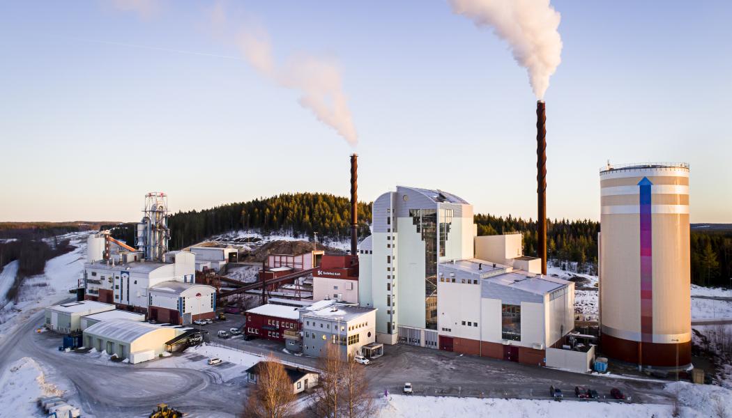 Skellefteå Krafts kraftvärmeverk i Hedensbyn, Skellefteå. Foto: Cliff Warg/Skellefteå Kraft