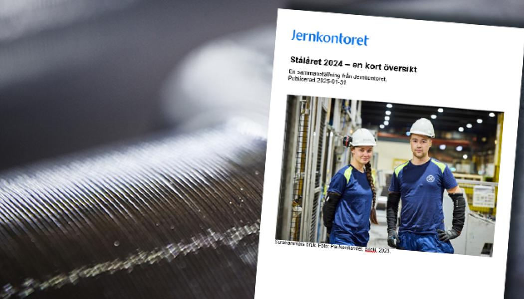 Stålåret 2024 summerar hur det har fått för företagen inom järn- och stålindustrin i Sverige under det gångna året. Bild: Jernkontoret