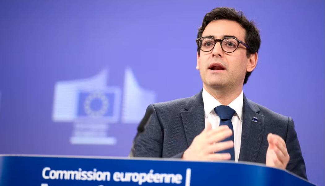 Stéphane Séjourné, EU-kommissionens vice ordförande med ansvar för industriell strategi, presenterade Industrial Acceleration Act i Bryssel. Foto: Europeiska Kommissionen