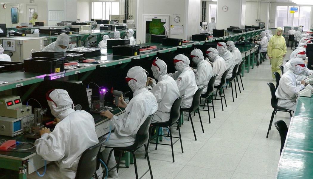 En av Foxconns produktionsanläggningar i Kina. Foto: Steve Jurvetsson/Wikimedia Commons