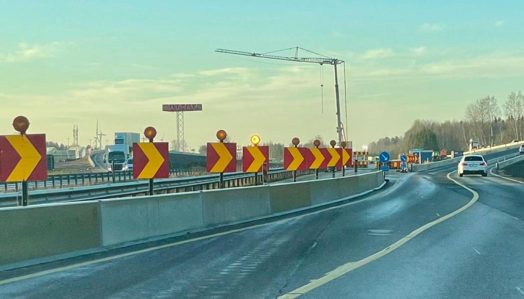 Vägarbete: Foto: Stina Wickenberg