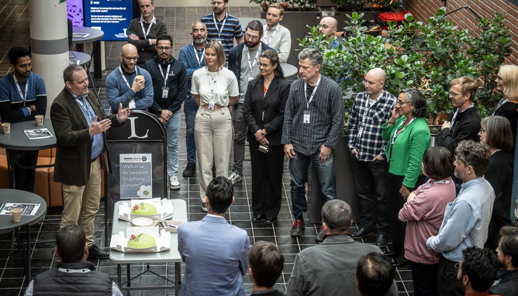 Material- och produktionsteknik för omställning är ett av de utpekade teknikområdena, vilket gläder innovationsprogrammet SIO Grafen. Bilden visar SIO Grafens nätverk i Luleå i oktober. Foto: SIO Grafen