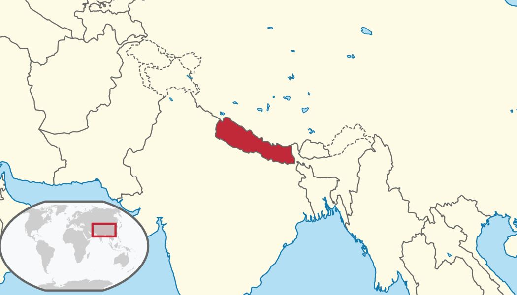 Nepal. Karta: TUBS/Wikimedia Commons
