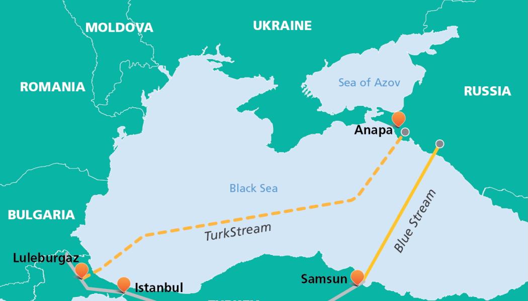Via TurkStream kan rysk gas även levereras till Rumänien, Grekland, Nordmakedonien samt Bosnien och Hercegovina. Bulgarien och Serbien spelar dessutom en central roll som transitländer för vidare leveranser till Ungern och Slovakien. Bild: ICIS