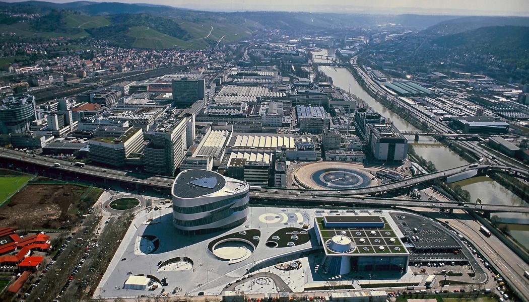 Mercedes-Benz huvudfabrik i Stuttgart-Untertürkheim. Foto: Mercedes-Benz