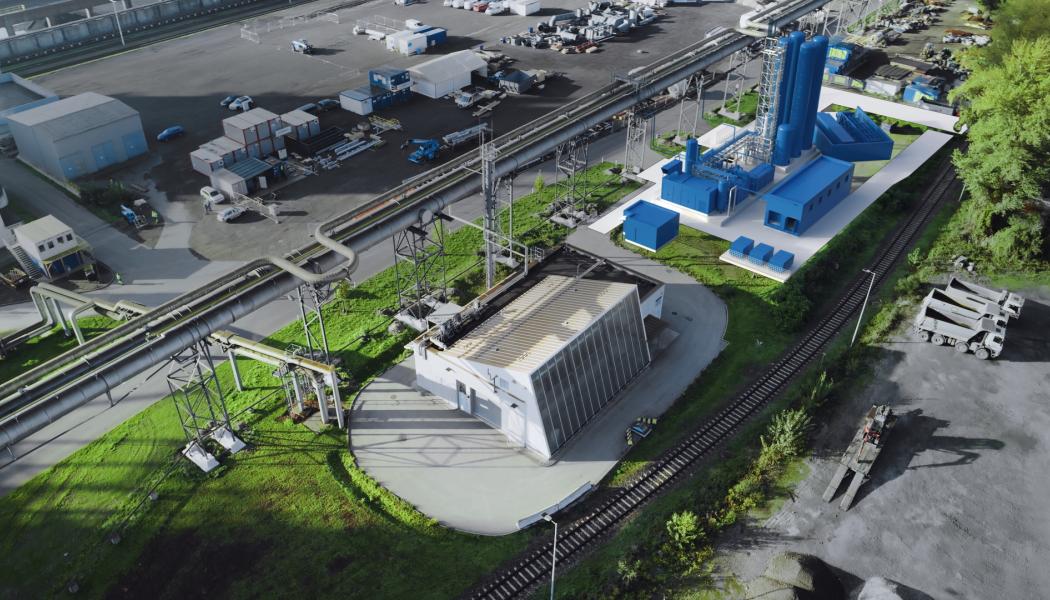 Österrikiska ståljätten Voestalpine och VERBUND bygger vidare på världens längst pågående PEM-elektrolysanläggning, H2FUTURE, i Linz. Utbyggnaden omfattar produktion, kompression, rening, lagring, lastning och vidare användning av ren vätgas. Foto/illustration: Voestalpine