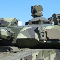 Nyligen meddelade Elbit Systems Ltd. företaget Hägglunds att man har tilldelat ett kontrakt på 109 miljoner dollar för leverans av IRON FIST Active Protection System (APS) för sin CV90-plattform till BAE Systems Hägglunds (BSH) för en europeisk kund. Avtalstiden är tre år. När det gäller Hägglunds fordon är de sedan länge Natokompatibla. Foto: Hägglunds
